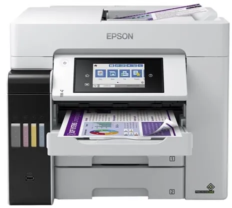Epson EcoTank ET-5880 All in One Tintenstrahldrucker Multifunktion mit Fax - Farbe - Tinte