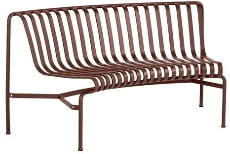 HAY Palissade Park Dining Bank IN 1 Stk. Inkl. Montageset Nicht freistehend Iron Red