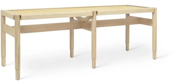 Mater Winston Bank Matt Lackiertes Eichenholz