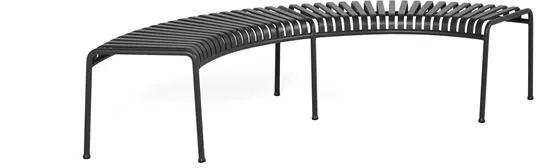 HAY Palissade Park Bank Set aus 2 Stück Freistehend Anthrazit