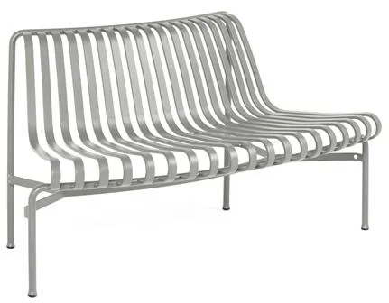 HAY Palissade Park Dining Bank Out 1 Stk. inkl. Montageset Nicht freistehend Sky Grau