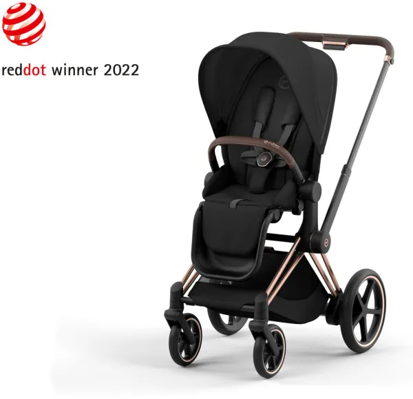 ePriam Kinderwagen 2023 - Sepia Black/Rosegold
