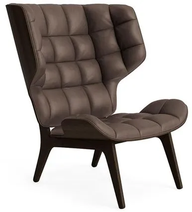 NORR11 Mammoth Sessel Dunkel geräucherte Eiche/Dunkelbraun 21001