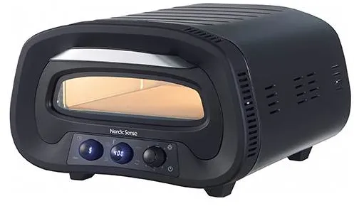 Nordic Sense Pizzaofen elektrisch 1700 Watt - Schwarz