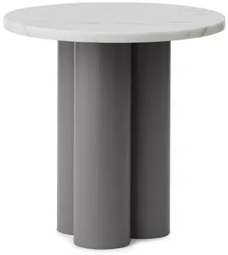 Normann Copenhagen Dit Beistelltisch Grau/Weiß Carrara