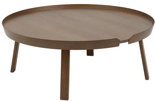 Muuto Around Couchtisch Dunkelbraun Extra Groß