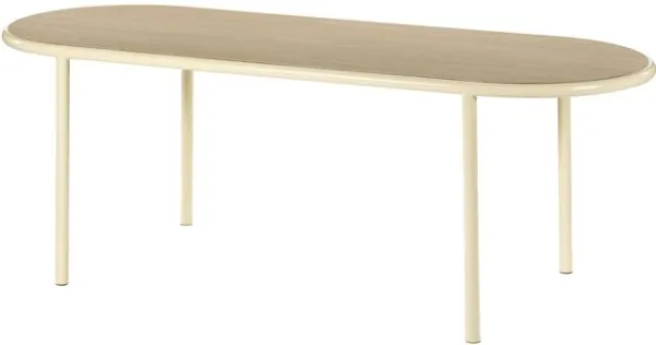 Valerie Objects Wooden Ovale Esstisch Ivory/Eiche