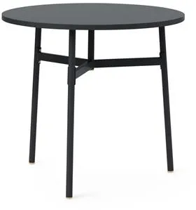 Normann Copenhagen Union Schwarzer Tisch Ø80 X H74,5 cm