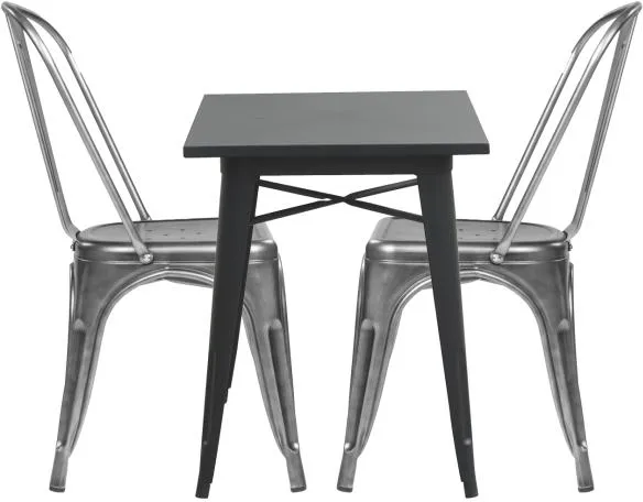 Homeville LaCroix schwarz/klar Stahl