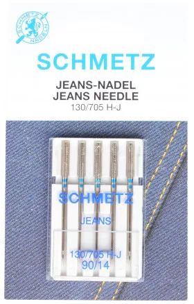 Schmetz Nähmaschinennadeln Jeans 90 - 5 Stk.