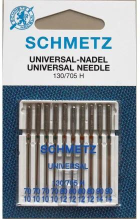 Schmetz Nähmaschinennadeln Universal 130/705H Gr. 70 - 10 Stk.