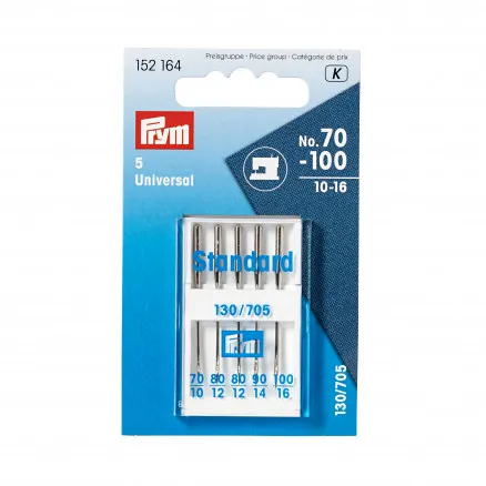 Prym Nähmaschinennadeln Universal 130/705 Gr. 70-100 - 5 Stk.