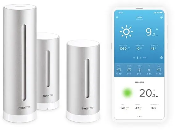 Netatmo Intelligente Wetterstation + Zusätzliche Innenmodul